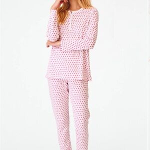Roller Rabbit Pink Heart Pajamas